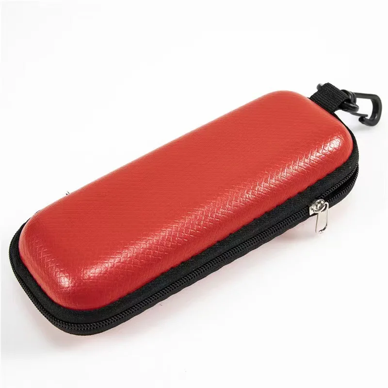 Funda de EVA portátil para gafas, estuche rígido para gafas de sol, con cordón y cremallera, Protector para hombres y mujeres