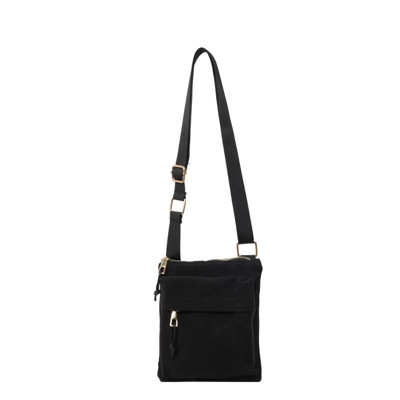 

Unisex Classic Shoulder Bag Adjustable Strap Travel Crossbody Bag Solid Color Retro Sling Bag Women Men Daily Bag
