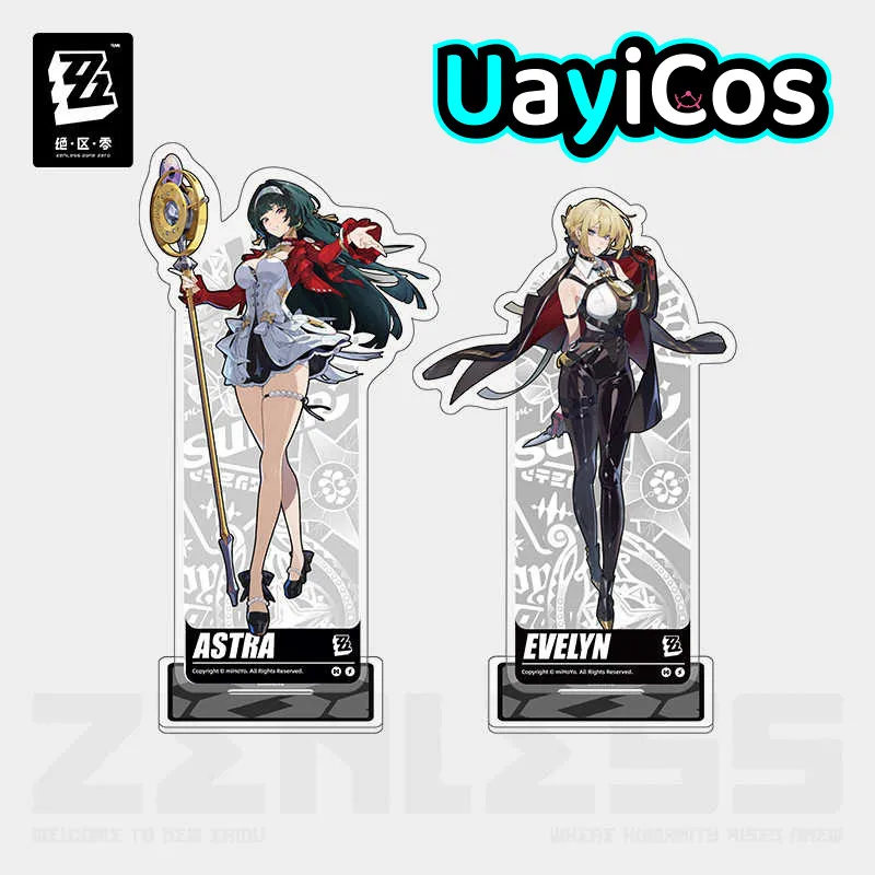 Official Original Zenless Zone Zero Astra Yao Evelyn Chevalier Acrylic Stand Desktop Ornament Doll Accessories Anime Figure  Toy