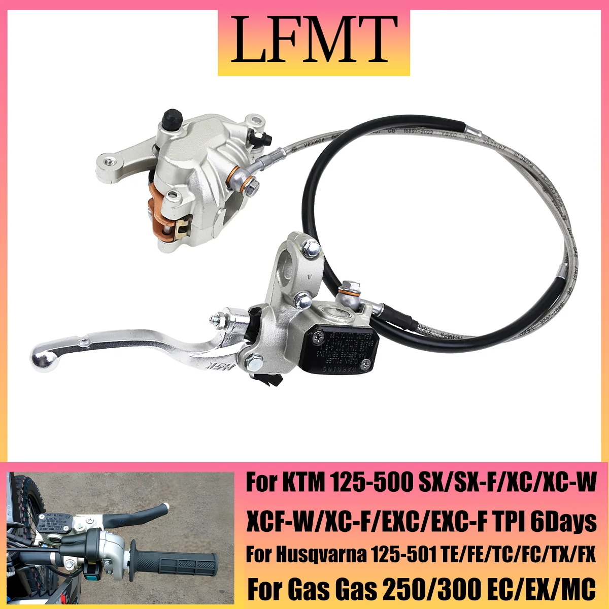 

Motorcycle Right Brake Master Cylinder Pump Brake Lever For KTM EXC EXCF XC XCF SX SXF XCW TPI Six Days 2003-2023 Husqvarna