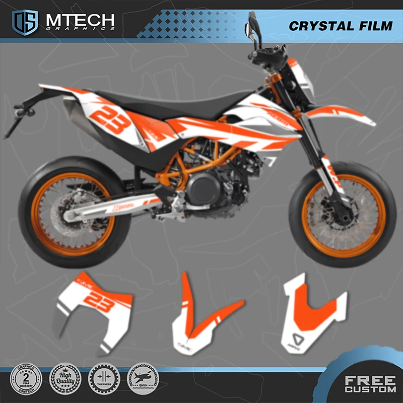 

DSMTECH Custom Motorcycle Graphics For KTM 2012 2013 2014 2015 2016 2017 2018 SMC-R690 Decals Stickers Kits 006