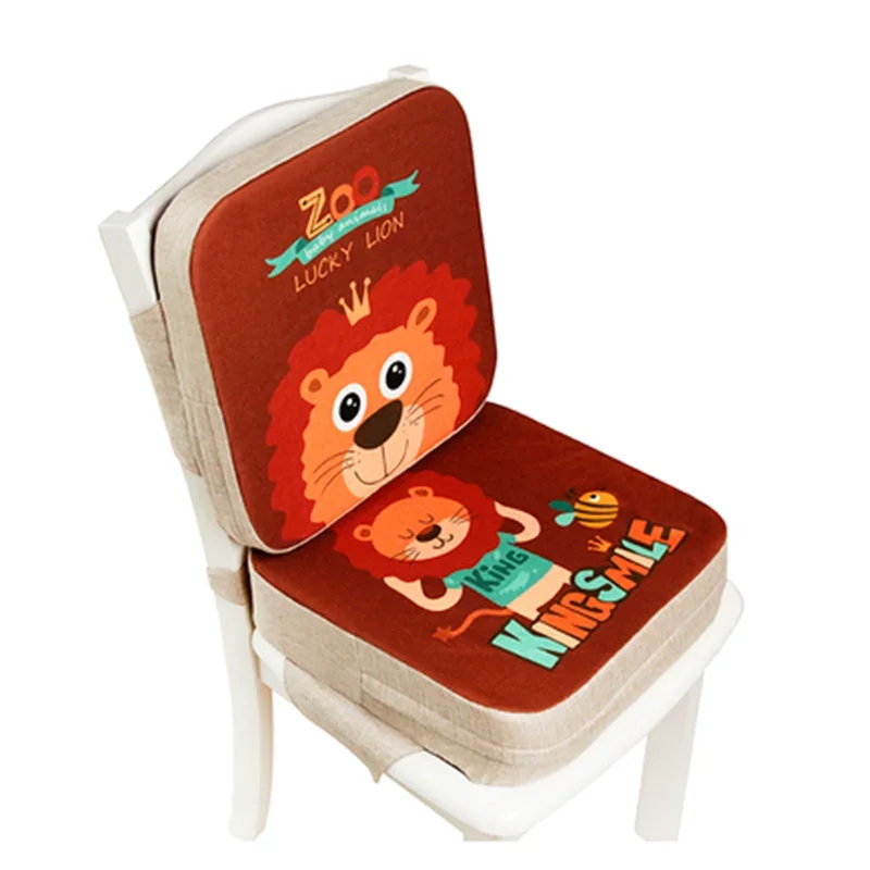 Children Kids Increased Booster Seat Cushion Pad Pillow Baby Dining High Chair Seat Cushions Adjustable Removable Baby Safety