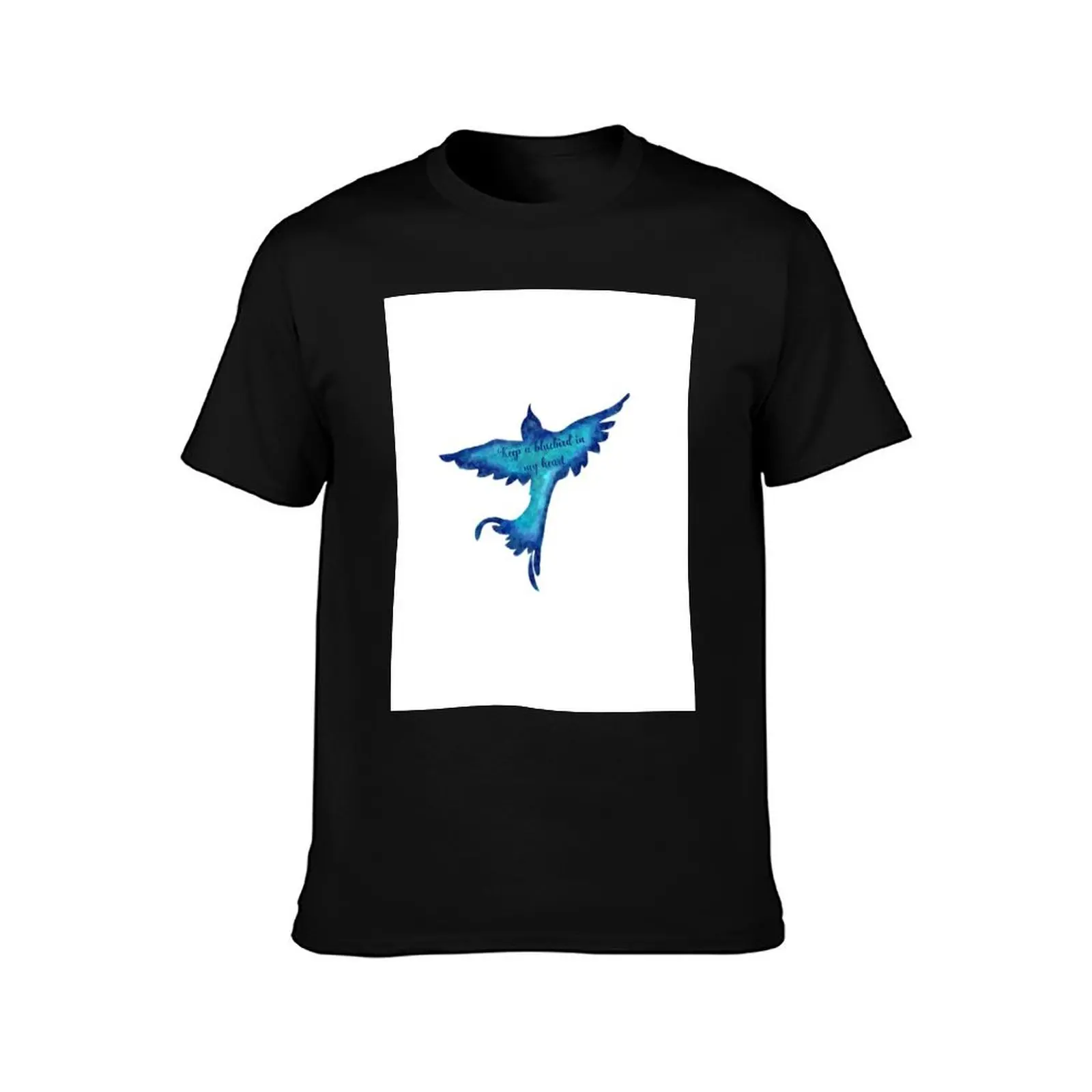 Bluebird lyrics T-Shirt Regular Fit Plain Tee Shirt T-Shirt