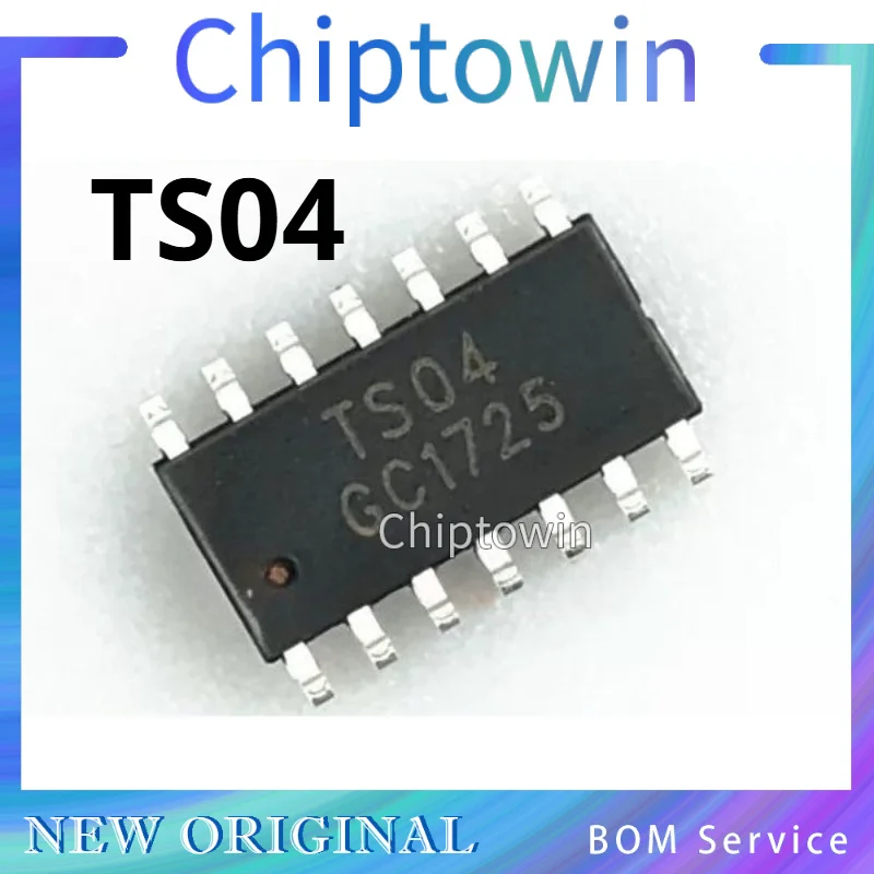 5/50/500 pcs TS04 ADSTS04 SOP14 Capacitive Touch Chip W7