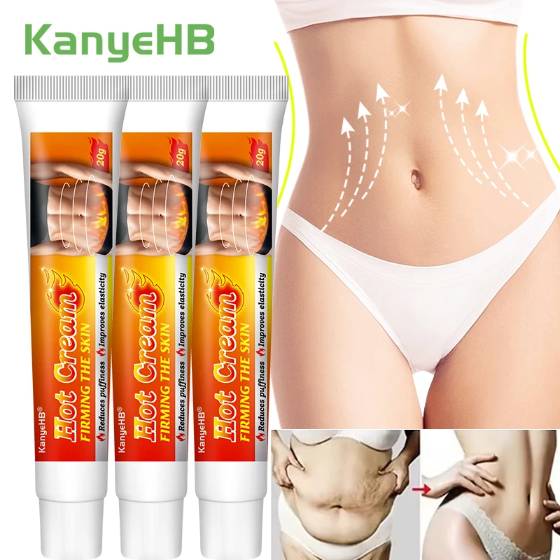 

3Pcs Abdominal Firming Cream Reduce Sagging Skin Tightening Lifting Increase Elasticity Reshaping Lines Nourish Skin Care A2353