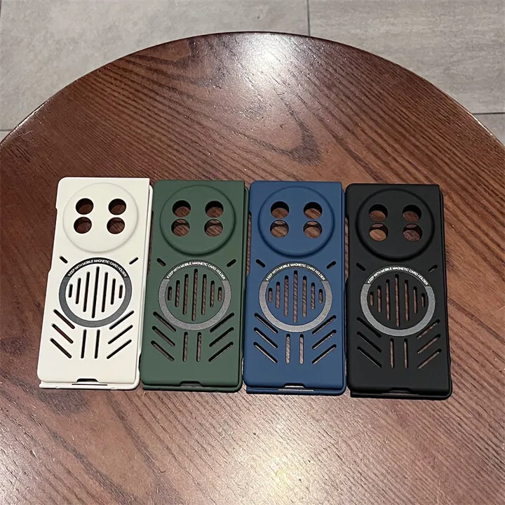 

Чехол для телефона Vivo X Fold5, новый высококачественный полый однотонный магнитный ультратонкий складной защитный чехол для экрана «все включено»