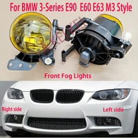 Luces antiniebla delanteras para BMW Serie 3 E90 E91 E92 E60 E63 2006-2011 M3 estilo luces antiniebla de parachoques delantero luces antiniebla halógenas con bombillas