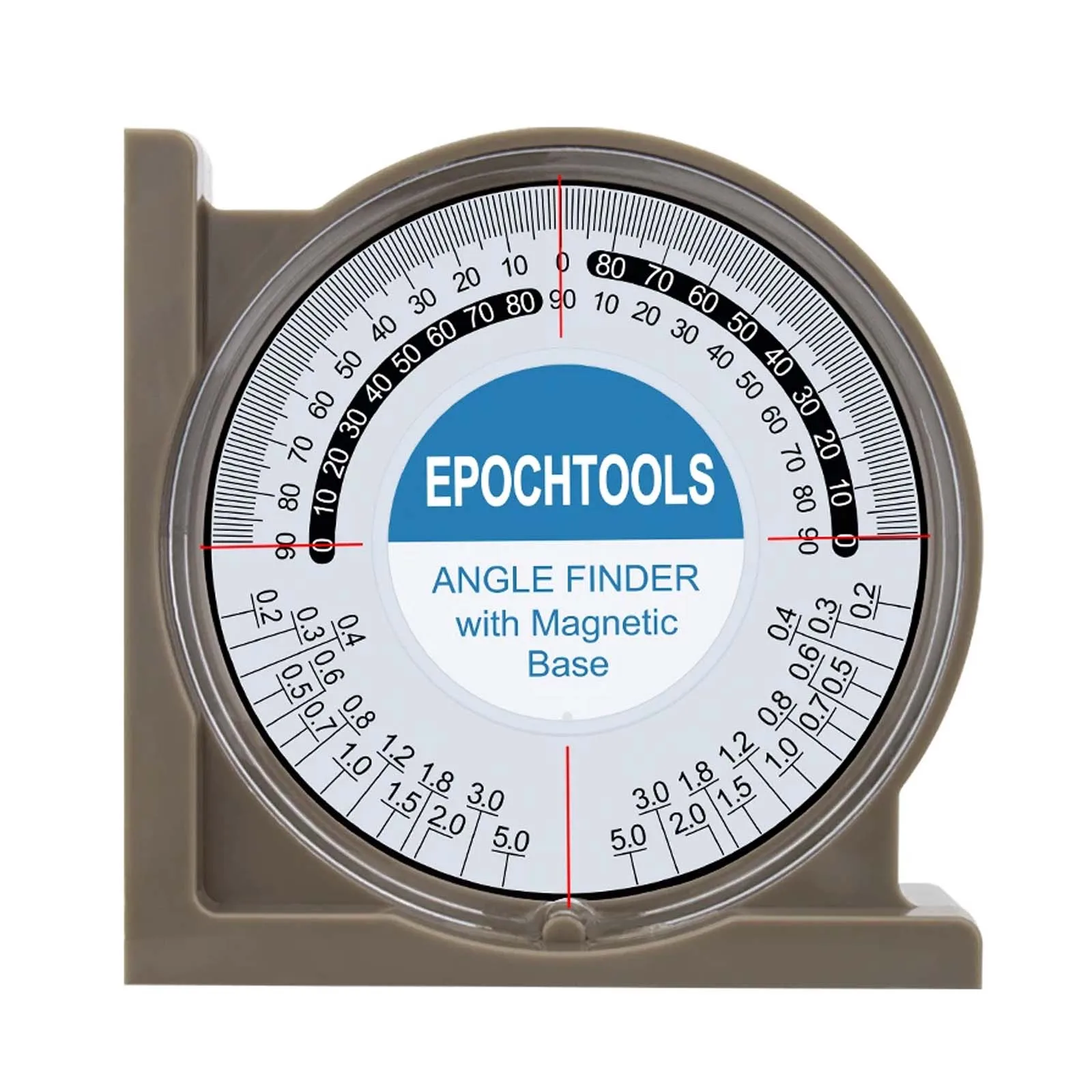 

Adjustable Angle Finder With Magnetic Base, Multifunctional Leveling Horizontal Bubble Angle Ruler Slope Inclinometer
