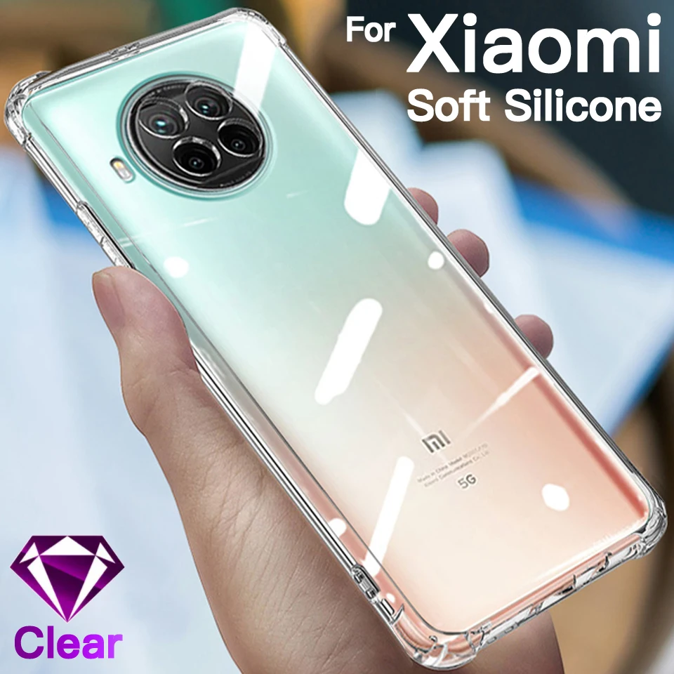 Thin Cover For Clear Case Redmi Note 10 9 8 7 11 Pro Plus Xiaomi Poco X3 Pro X4 Mi 12 12X 10 11 Ultra 9t 10t 11t Pro M4 F3 Cases