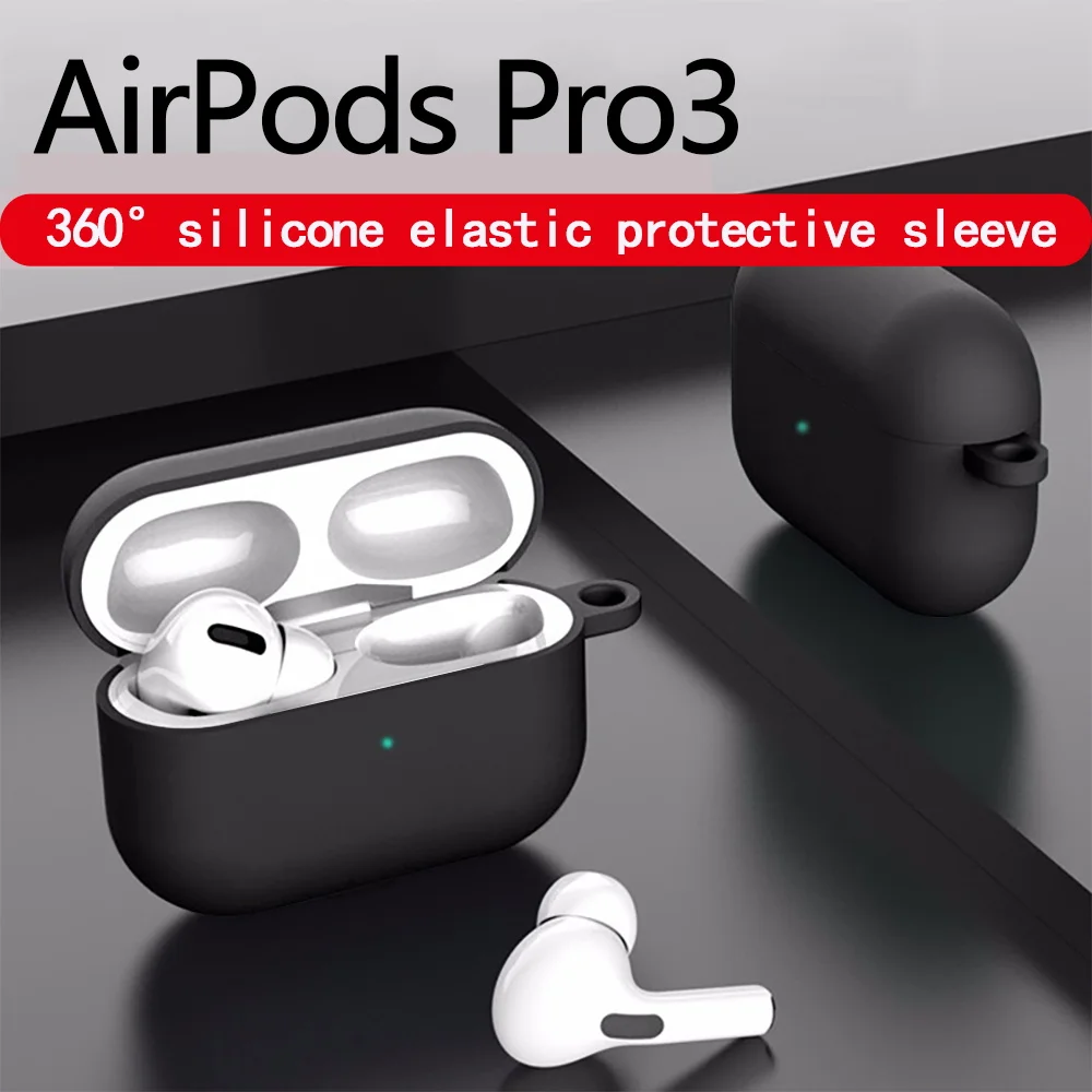 Capa em silicone macio para apple airpods pro, estojo para fones de ouvido sem fio, bluetooth, a2084 a2083