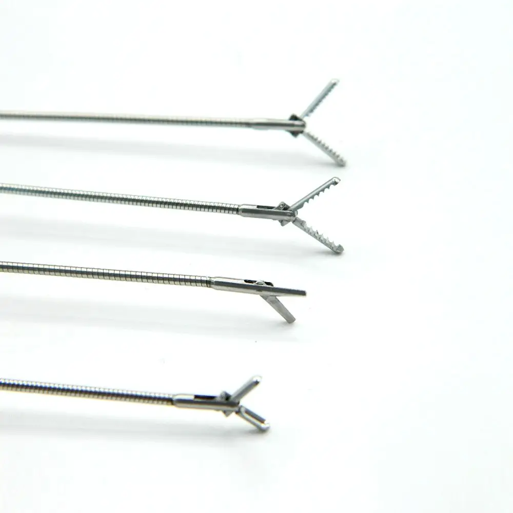 Instrumen logis urothroscope cystoskop Forceps bodi asing fleksibel forsep biopsi fleksibel untuk endoskopi