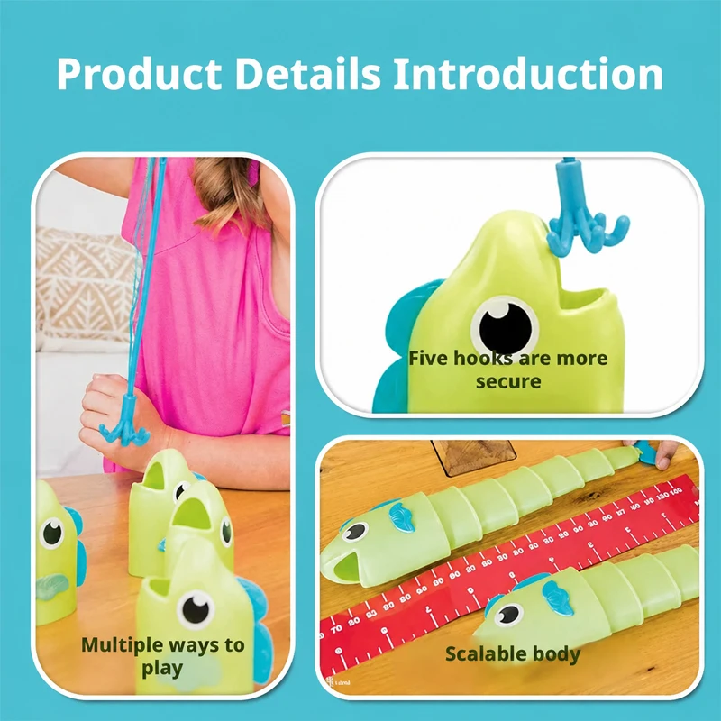 KNYYSECQ Fishing Telescopic Fish Toy Set Desktop Battle Game Parent Child Puzzle Early Education Children's Toys view 5