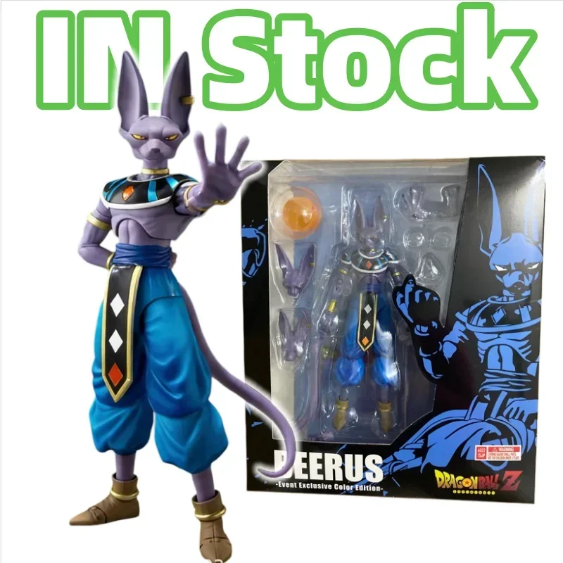

В наличии: Аниме-фигурка Dragon Ball Z Beerus, Супер Бог Разрушения, коллекционная модель из ПВХ, игрушка-кукла, подарок на день рождения