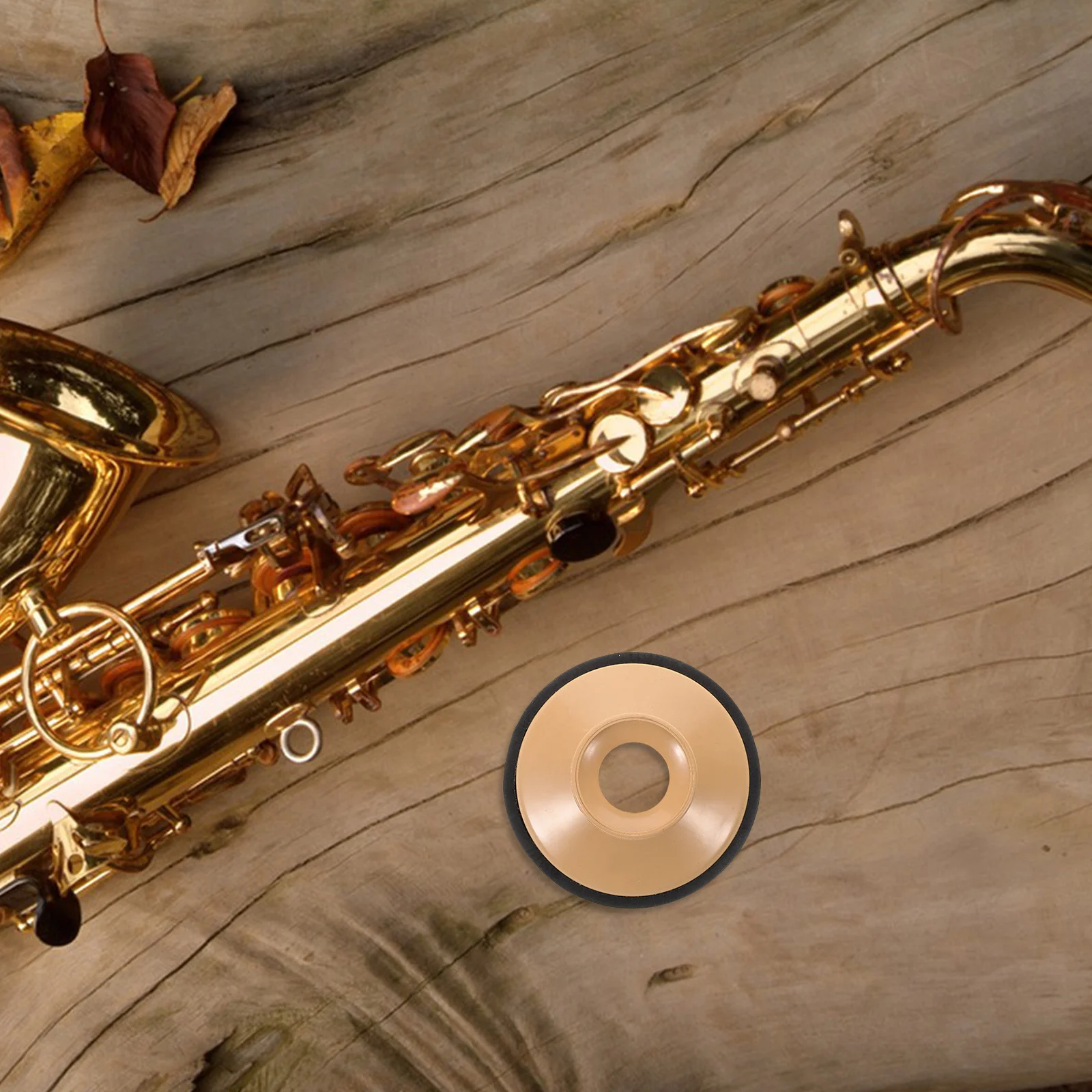 

Durable ABS Alto Sax Mute Lightweight Circular Design Noise Reducer Easy Home Practice Accessory Alto Sax Mouthpiece