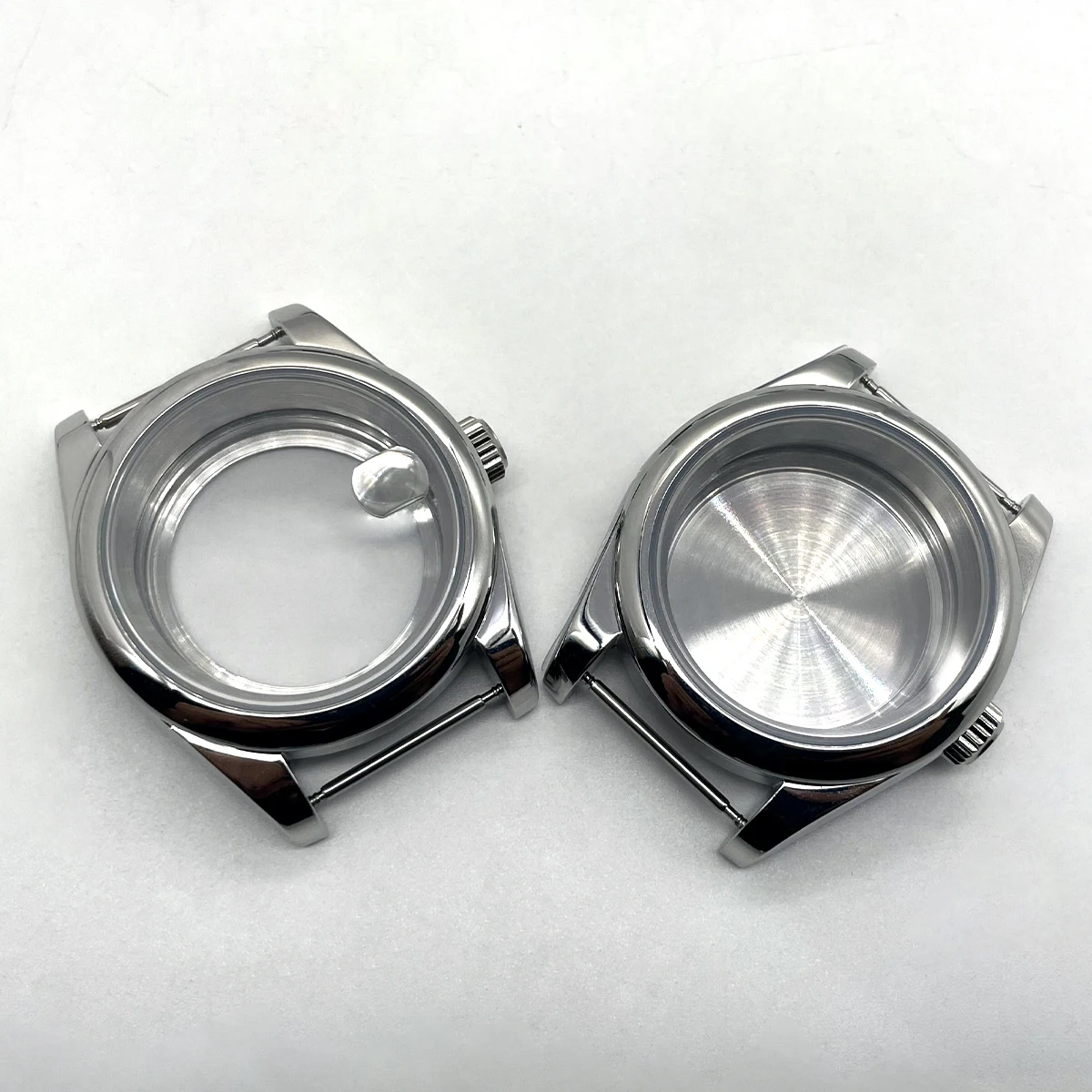 Neiton – boîtier de montre argenté 36mm/39mm, en acier inoxydable 316L, pour Seiko NH35 NH34 NH36 NH38 Miyota 8215, mouvement