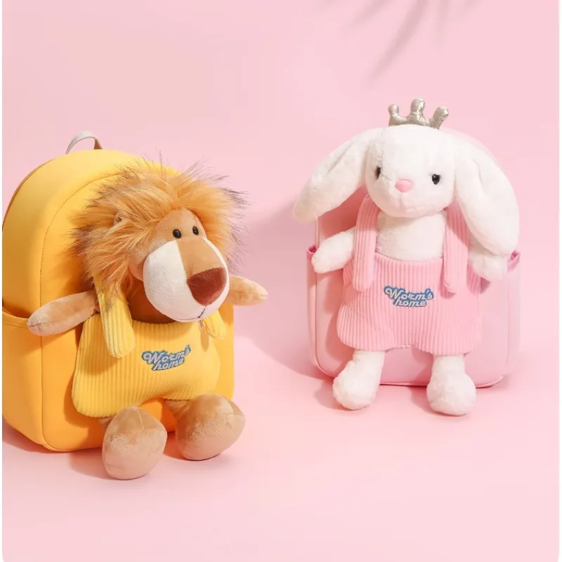 Kindergarten backpack, children's small backpack for girls aged 3, cute double shoulder bag - Detail 1