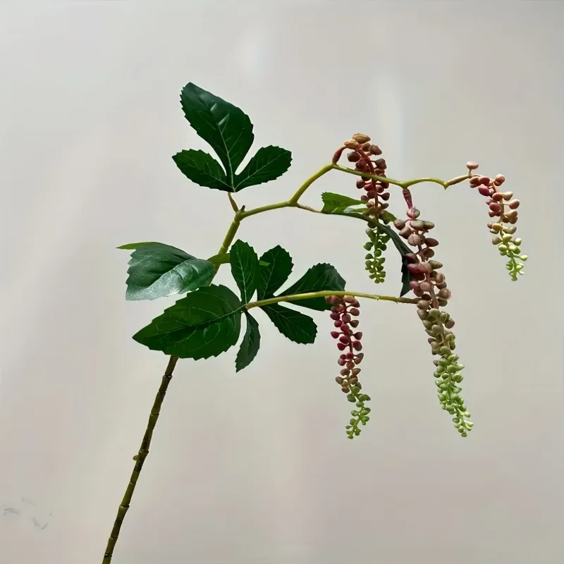 Künstlicher hängender Amaranthus, 30 cm, Kunststoffgrün für DIY-Dekoration, vielseitige Kunstpflanze für die Hochzeitsdekoration im Heimbüro – Detail 5