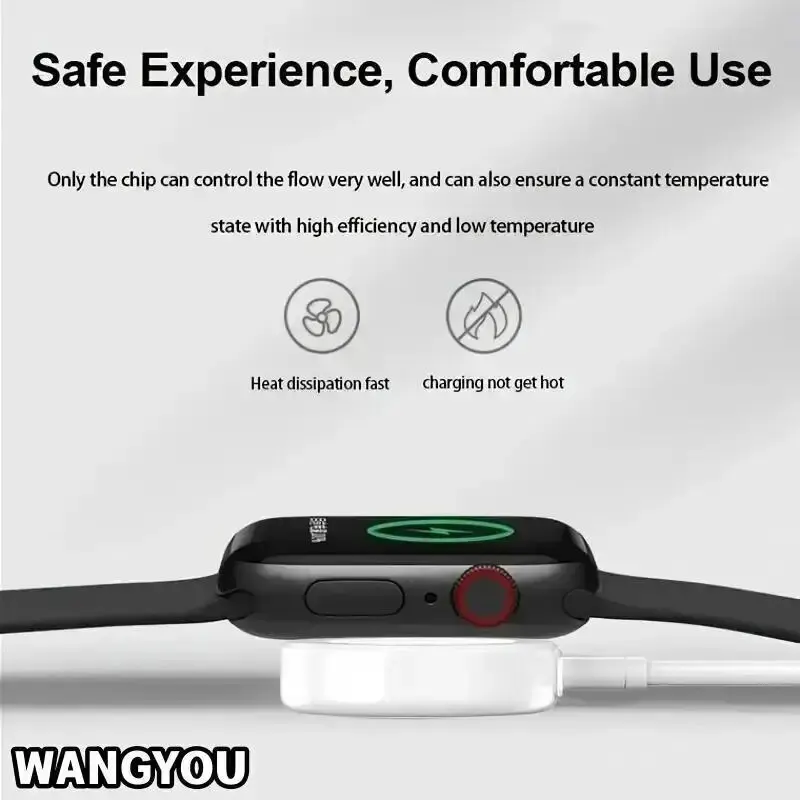 Magnetic Charger For LWatch Charging Cable Portable Magnetic Wireless Charging For LWatch Series Ultra/8/7/6/SE/SE2/5/4/3/2/1