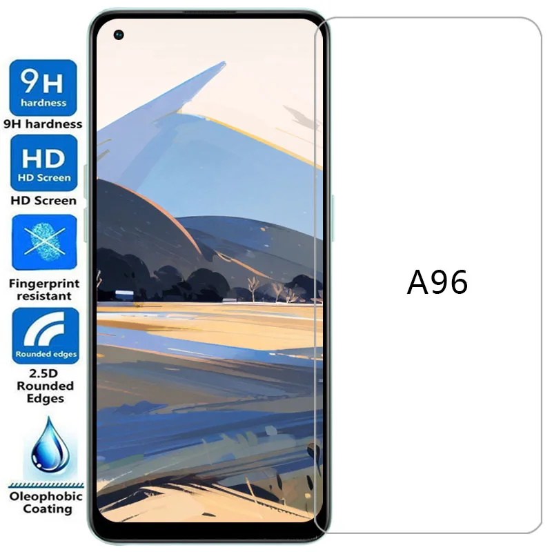 حافظة هاتف من الزجاج المقسى لهاتف oppo a96 4g 5g على oppoa96 a 96 96a غطاء خلفي 360 حماية opp oppa appo a96case