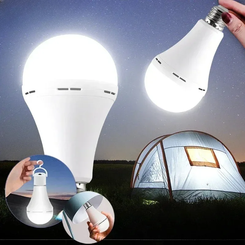 

Перезаряжаемая светодиодная лампа, энергосберегающая супер яркая беспроводная лампа освещения, уличный поставщик, кемпинг, аварийное винтовое основание, глобус