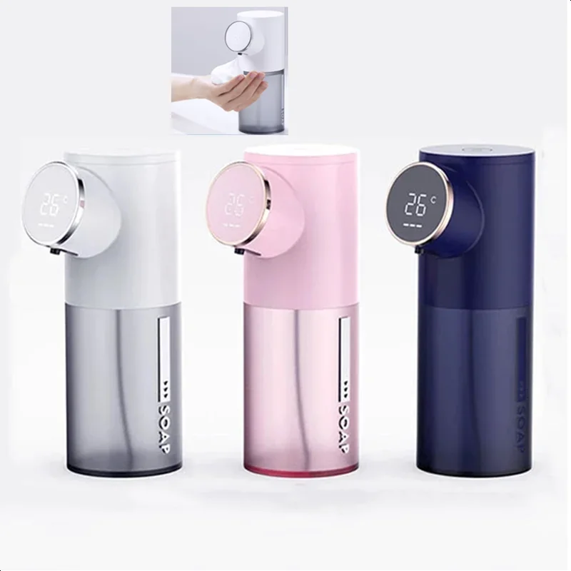 Xiaojie Automatic Soap Dispenser USB Rechargeable 320ml Liquid Soap Dispensers Digital Display Foam Hand Sanitizer Machine