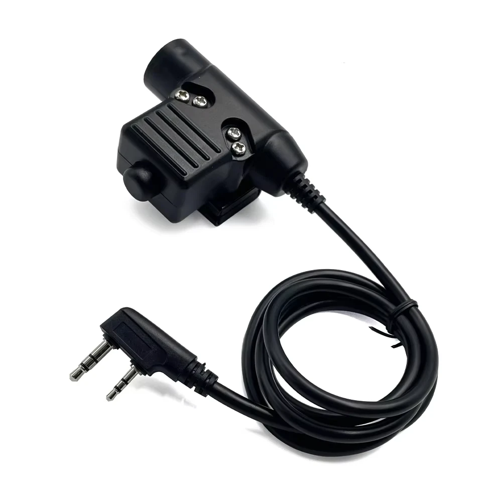 EARMOR Tactical PTT Tactical Headset ​Button activated push-to-talk PTT adapter M51 interface KENWOOD
