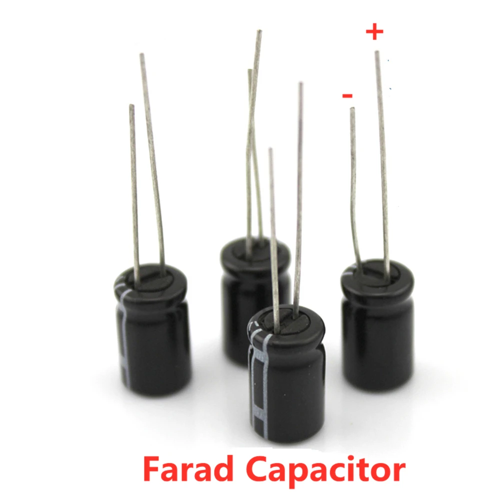 6pcs Super Capacitor 2.7V 1.0F Farad Capacitor Large-capacity capacitor Internal Combustion Engine Starting Power Supply