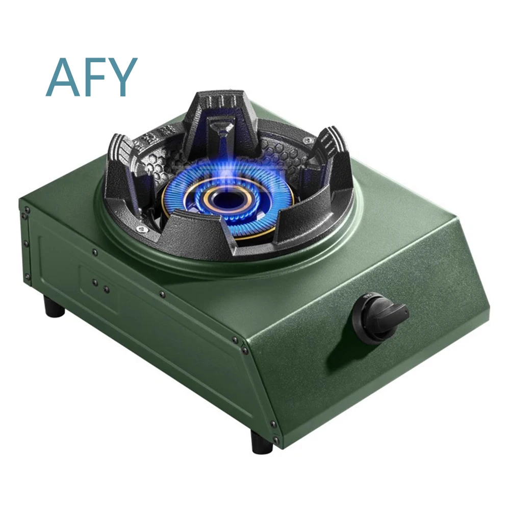 Household Single Stove for Gas Cooktop for Windproof Rechaud A Gaz for Desktop Cooking Fierce Fire Portable Camping Stove for