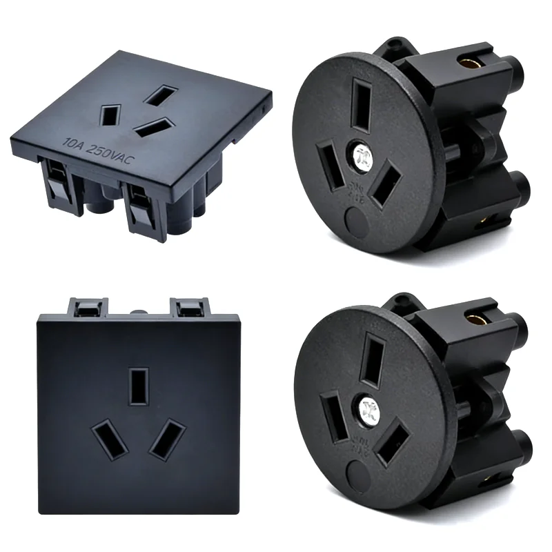 Black 10A 250V Au P…