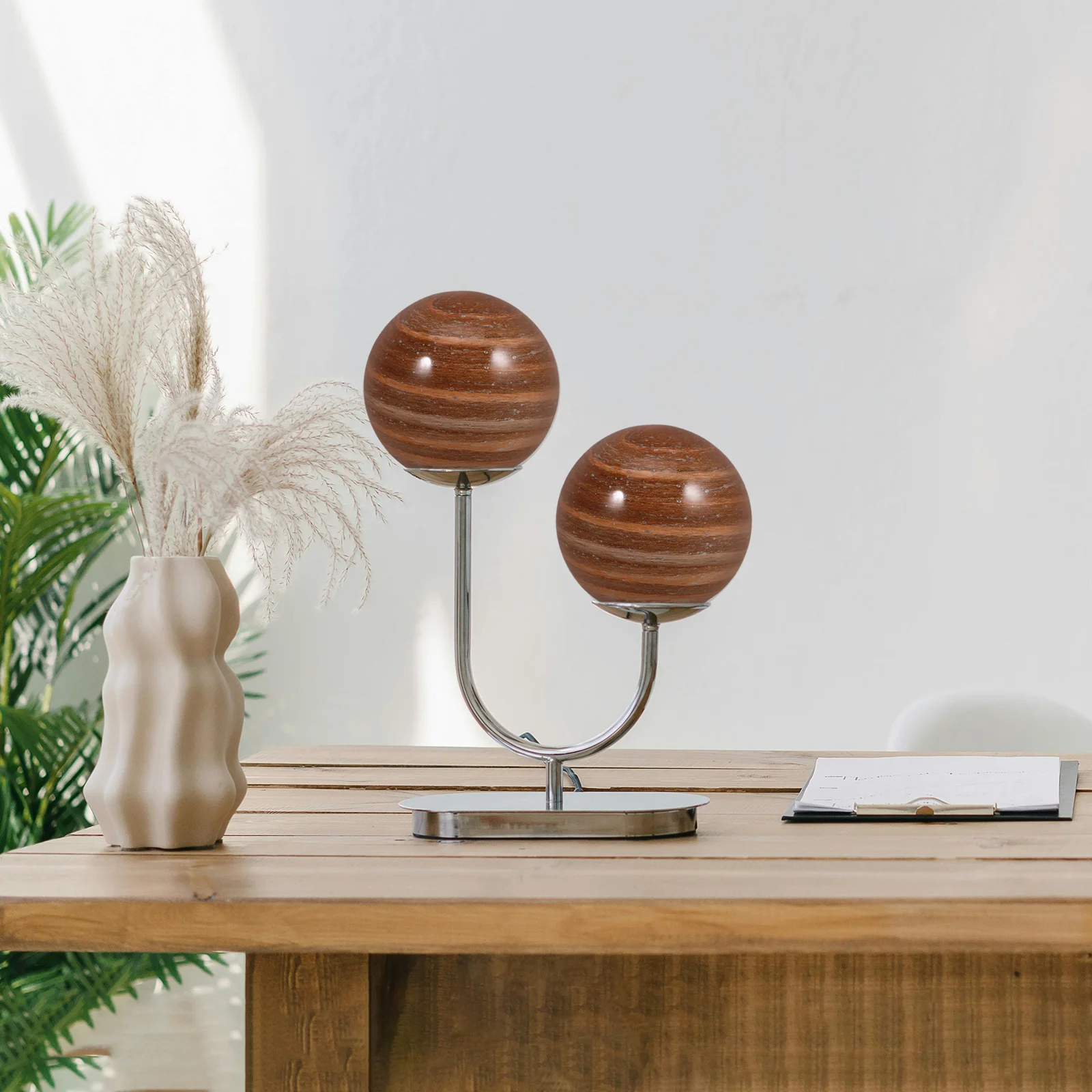 

Yellow Black Bubble Glass Lampshade Table Lamp Artistic Bedroom Night Light Soft Glow Decor Ceiling Covers