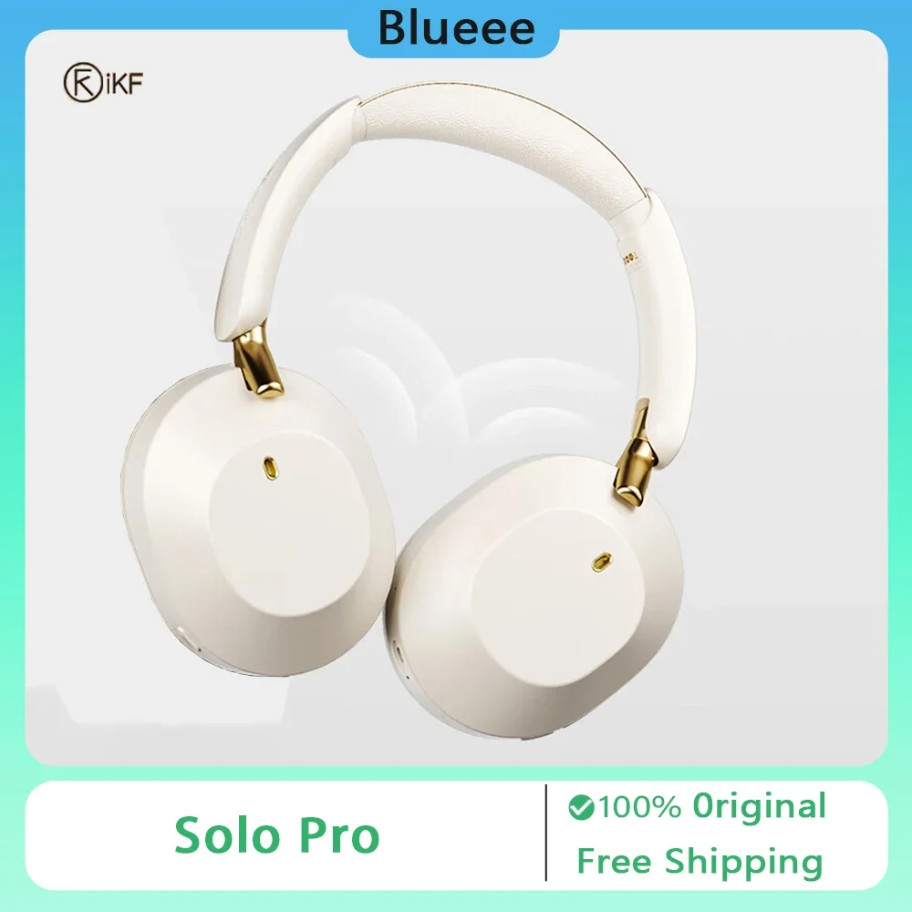 

IKF Solo Pro Earphones Wireless Bluetooth Active Noise Low Latency Long Battery Life PC Laptop Accessories Bluetooth Headset