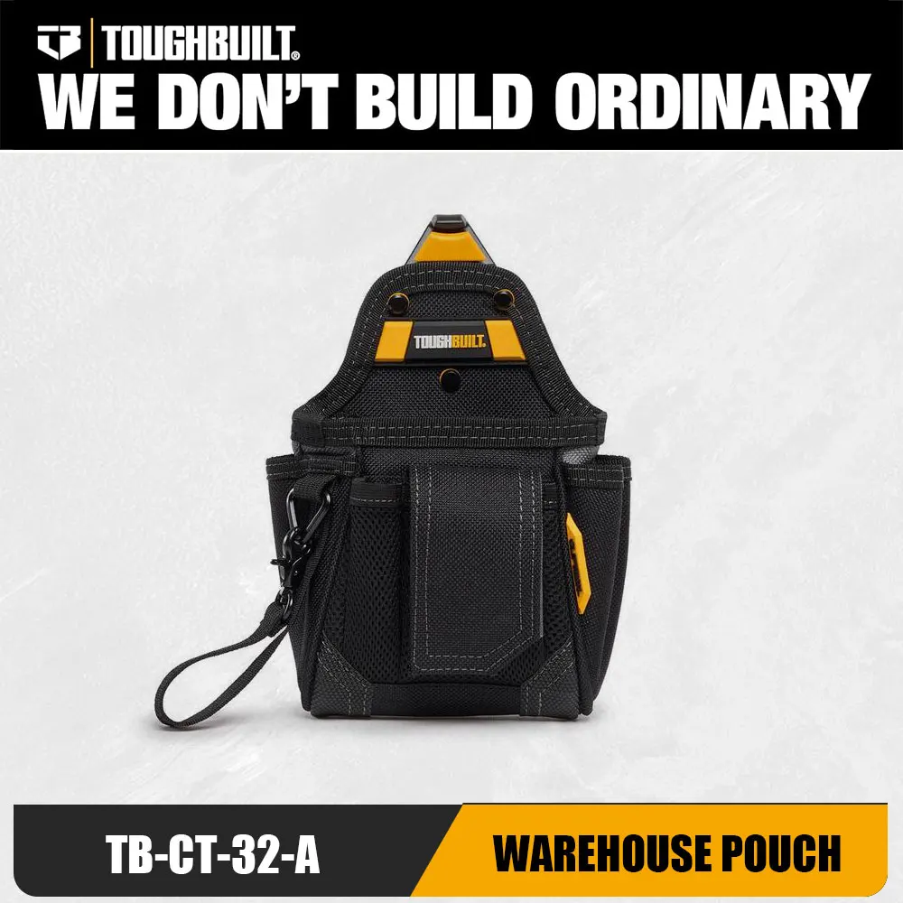 TOUGHBUILT TB-CT-32-A Mehrtaschen-Lager-Werkzeugtasche ClipTech-Nabe für die tägliche Arbeit von Elektriker-Reparaturtechnikern