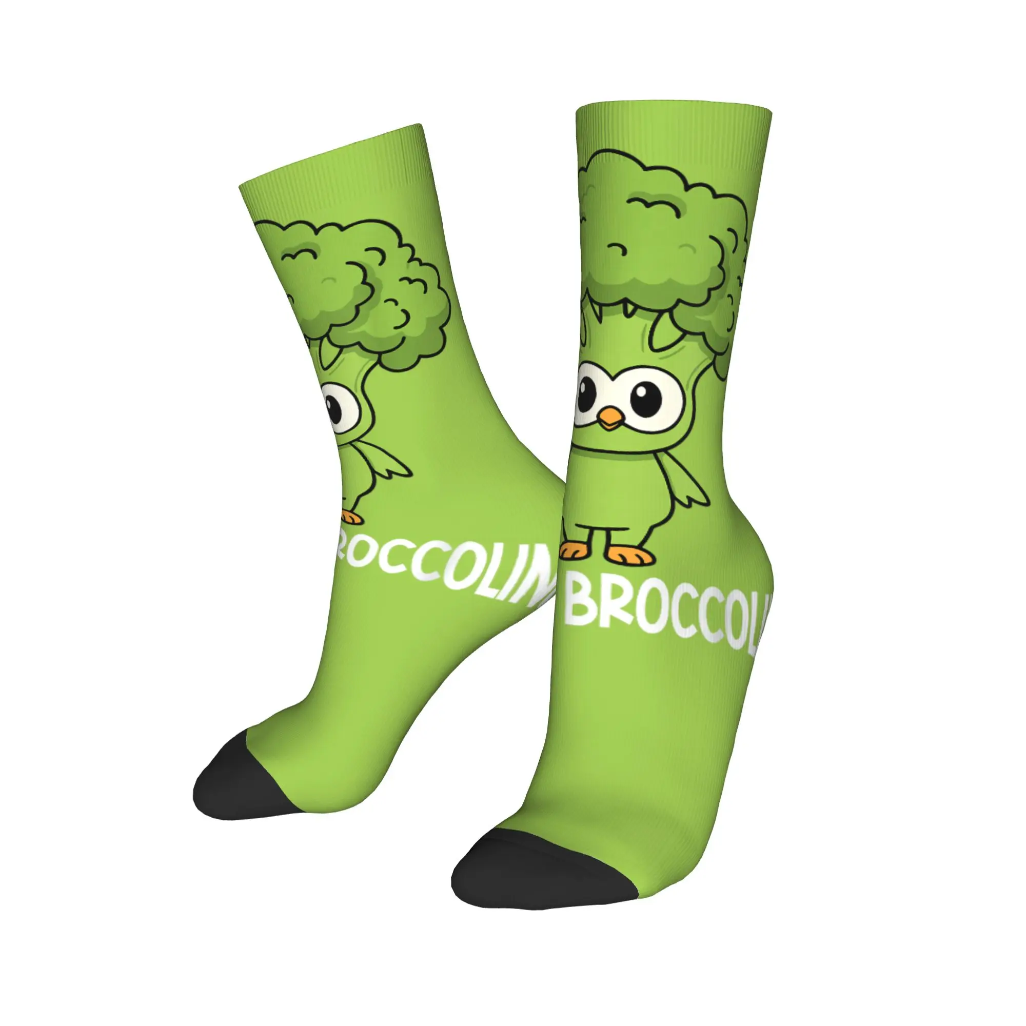 شخصيات Brainrot الإيطالية Bambino Broccolino الجوارب الكورية جوارب الرجال الدافئة لينة في الهواء الطلق الجوارب الخريف المطبوعة عدم الانزلاق الجوارب