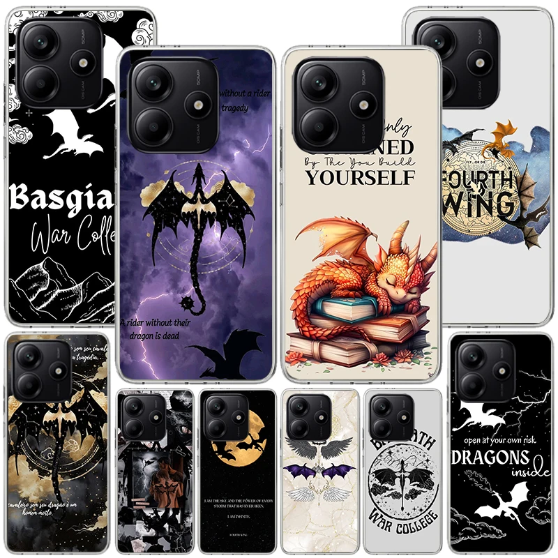 Capa de Telefone F-Fourth W-Wing Dragon Personalizada para Xiaomi Redmi Note 15 14 13 12S 12 11 Pro Plus 14S 11S 11E 10 10S 11T 5G