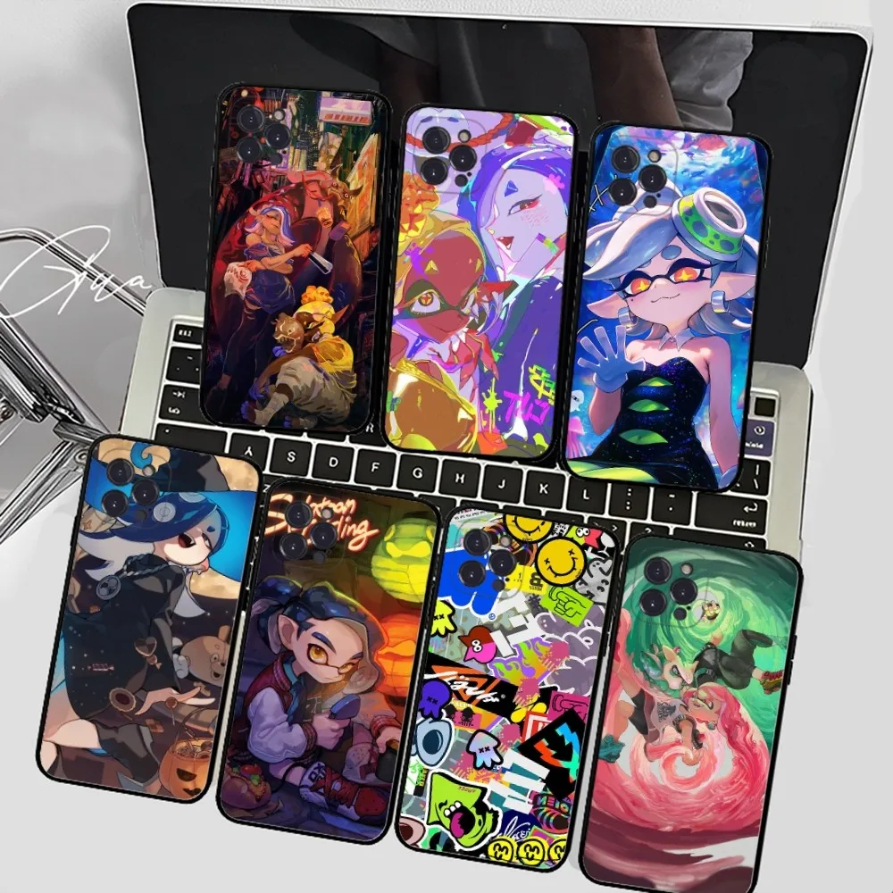 Classic Game S-Splatoon 3 Phone Case For IPhone 15 14 11 12 13 Mini Pro XS Max Cover 6 7 8 Plus X XR SE 2020 Funda Shell