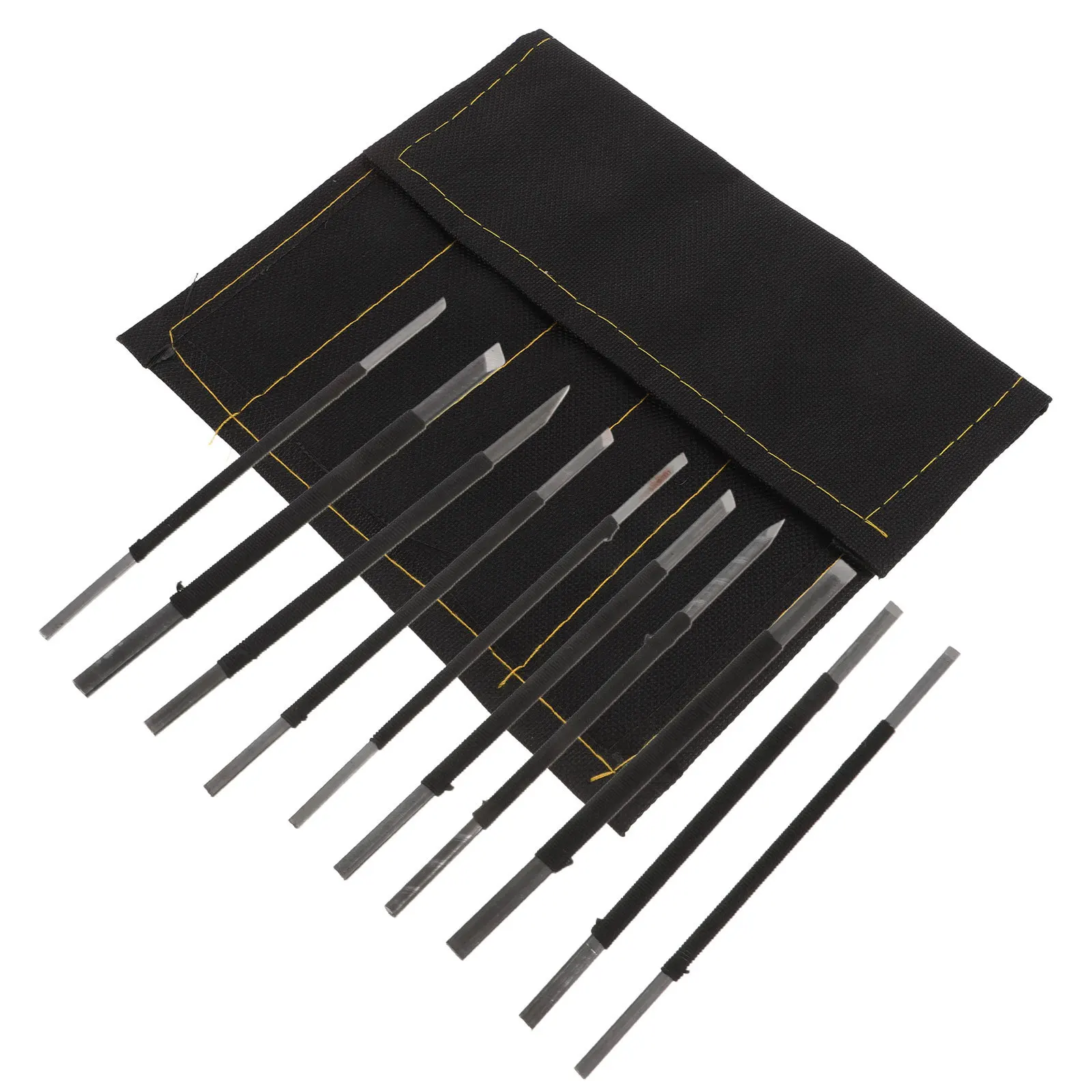 

10pcs Stone Carving Tool Set High Carbon Steel Engraving Tools For Wood Stone Craft Portable Blow Molded Case Included Hand