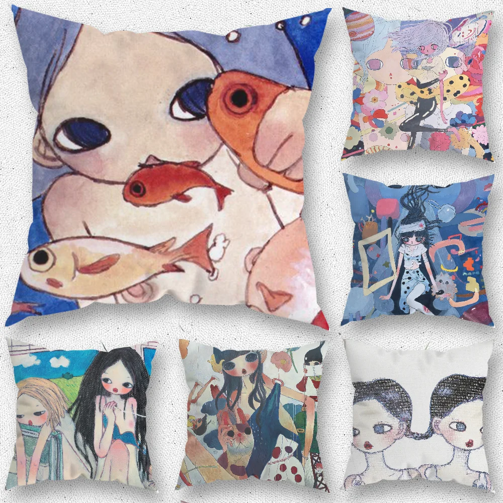 

Aya Takanos Art Pillow Case For Home Bedroom Room Decoration Living Room Sofa Cushion Cover Suitable