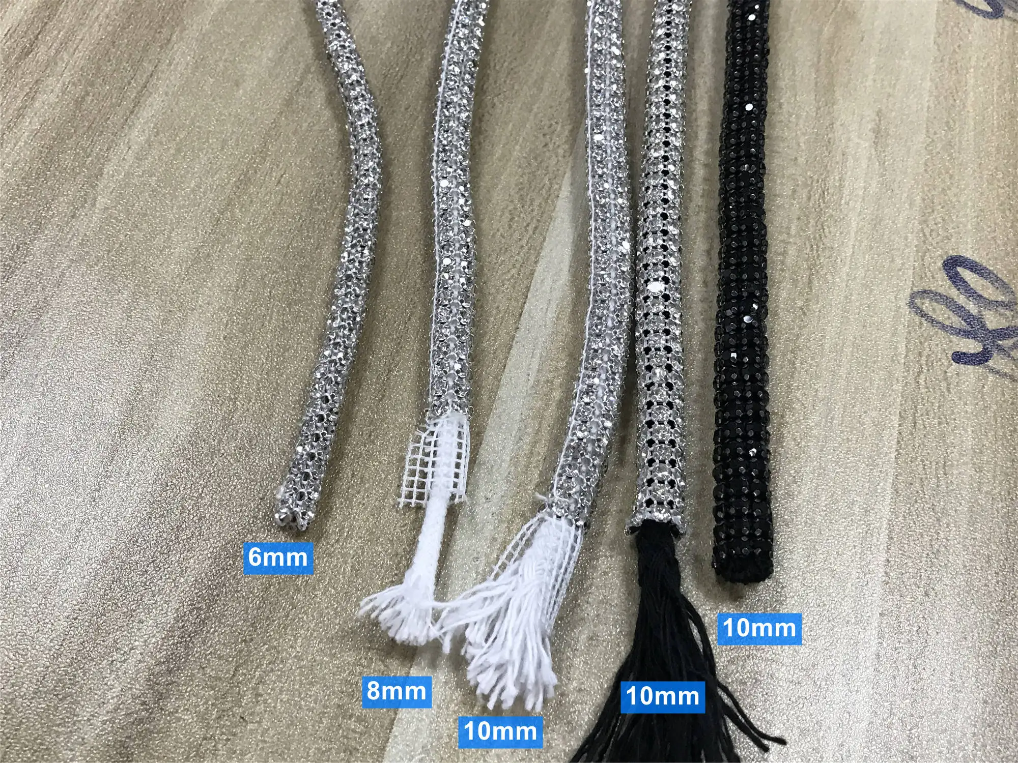 1 Yard Rhinestone Rope Trimming Cotton Mesh Claw Diamond Belt Crystal Cord Diy For Garment String Shoes Bags Luggage Accessories