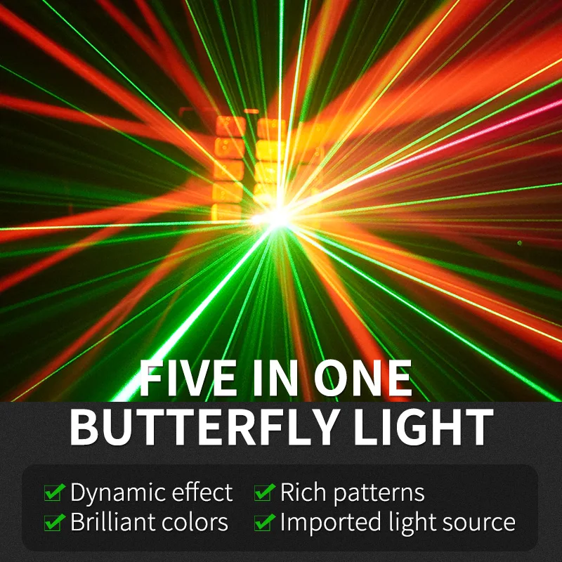 Led Butterfly Laser Light DMX Butterfly Stage Effect Lights DJ Beam Laser Projector Party Dance Club Wedding Butterfly Lighting