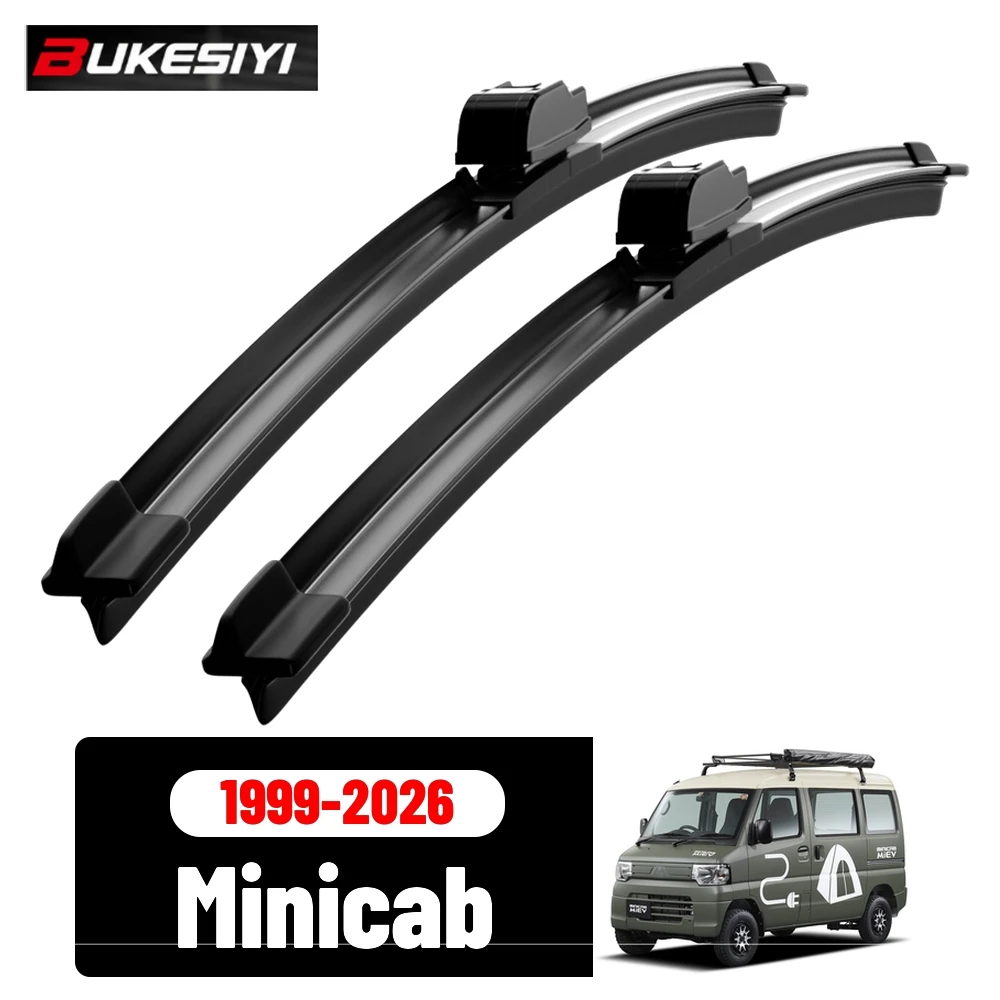 2PCS Front Wiper For Mitsubishi Minicab U10 1999-2026 Silent Durable High Quality Windshield Wiper Blades Accessories 2020 2021