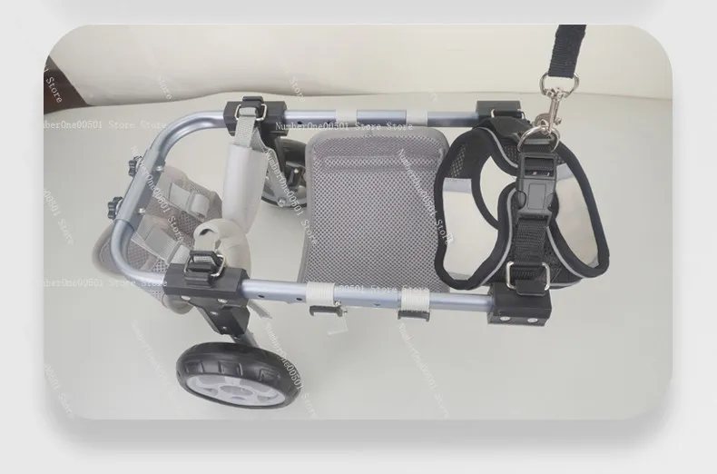 Pet cart Dog wheelchair Hindlimb disability Rehabilitation Animal assistance bracket Four-wheel mobility Hindlimb disability