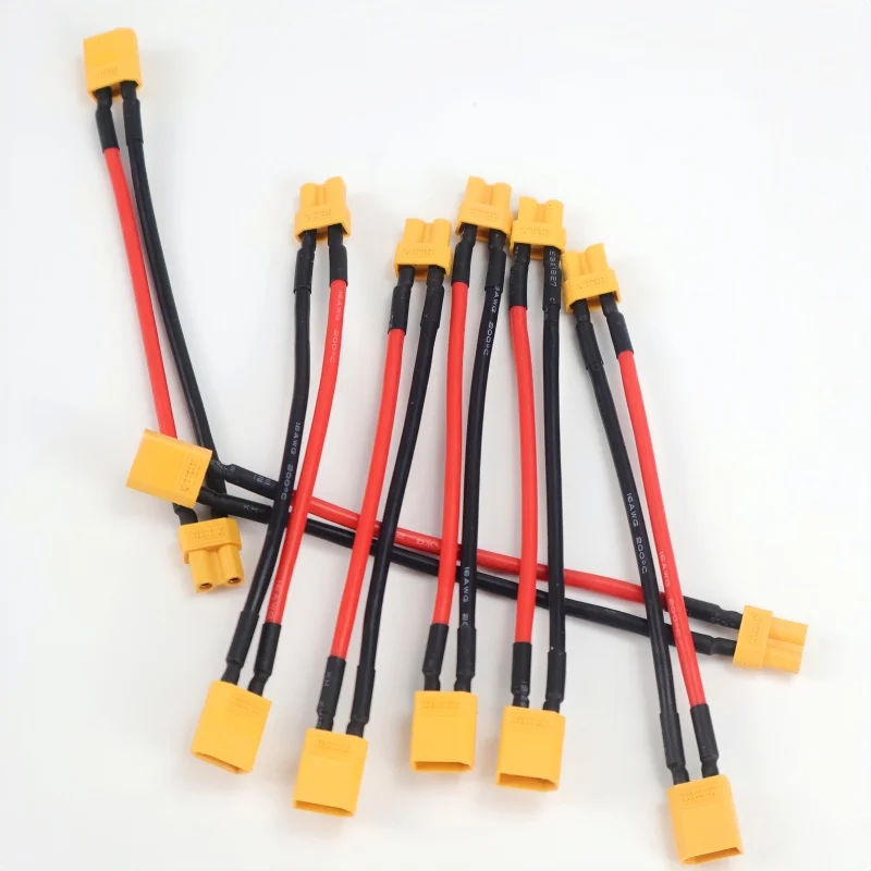 7/14 قطعة XT30 إلى XT30 موصل محول أنثى/ذكر التوصيل 10 سنتيمتر سلك السيليكون كابل ل RC FPV الطائرة بدون طيار أجزاء DIY بها بنفسك