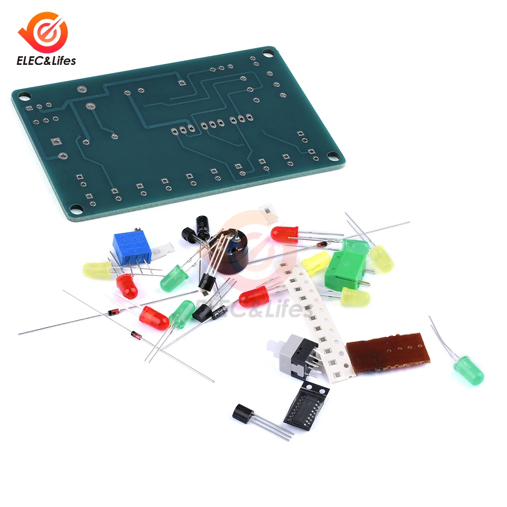 DC 4.5-5V CD4060 SMD Music Lantern Circuit Welding Kit Dream Lamp Electronic DIY Skill Training In-line SMD Welding