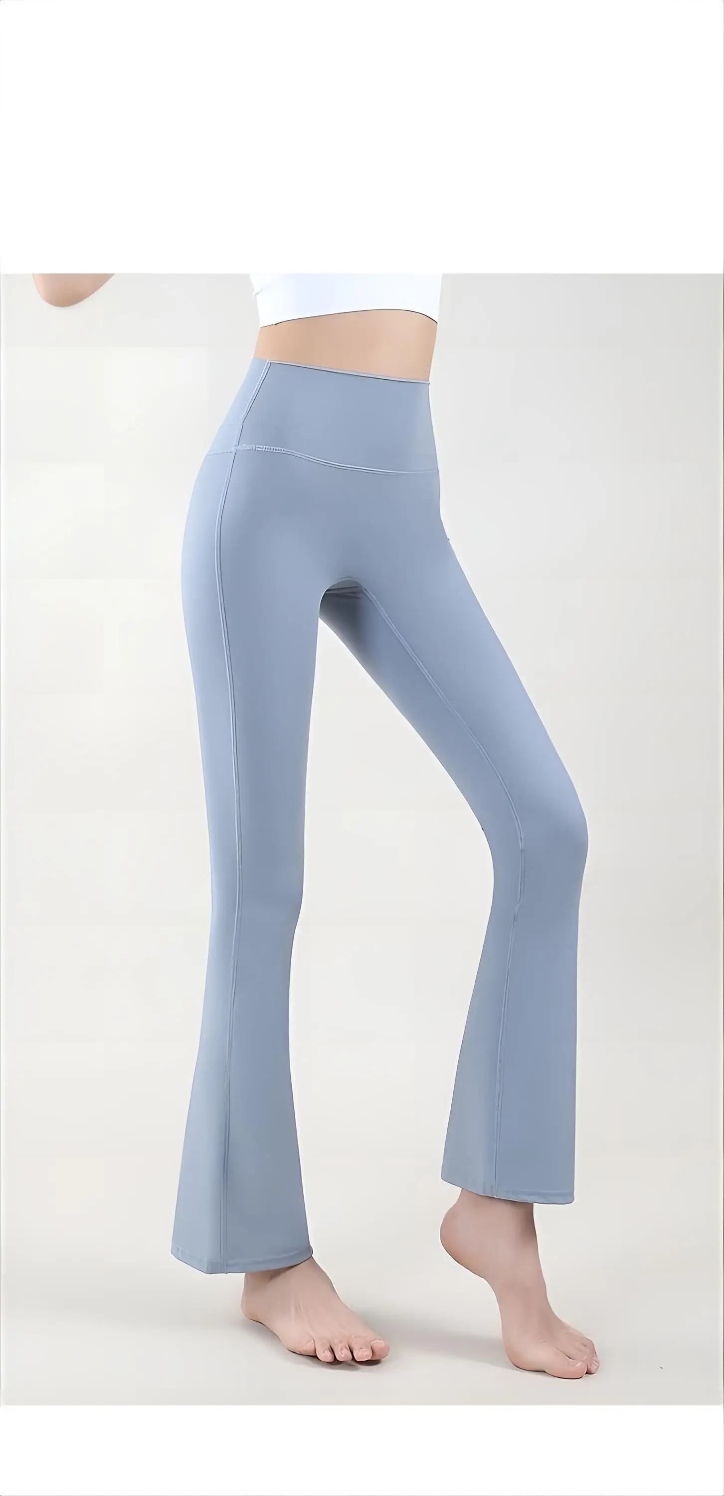 

Брюки для йоги для женщин, большие размеры, женские тонкие белые вязаные полосатые компрессионные спортивные штаны, европейско-американские бутлеги, уличные брюки