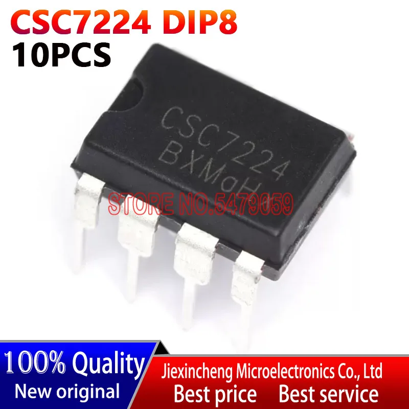 (10pieces) CSC7224 DIP8  Power management chip New in stock