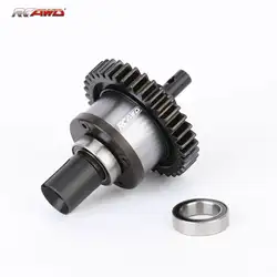 RCAWD Alloy Center differential assembly 36T for 1/10 LOSI Baja Rey 4WD 1/10 Hammer Rey U4  Rock Racer