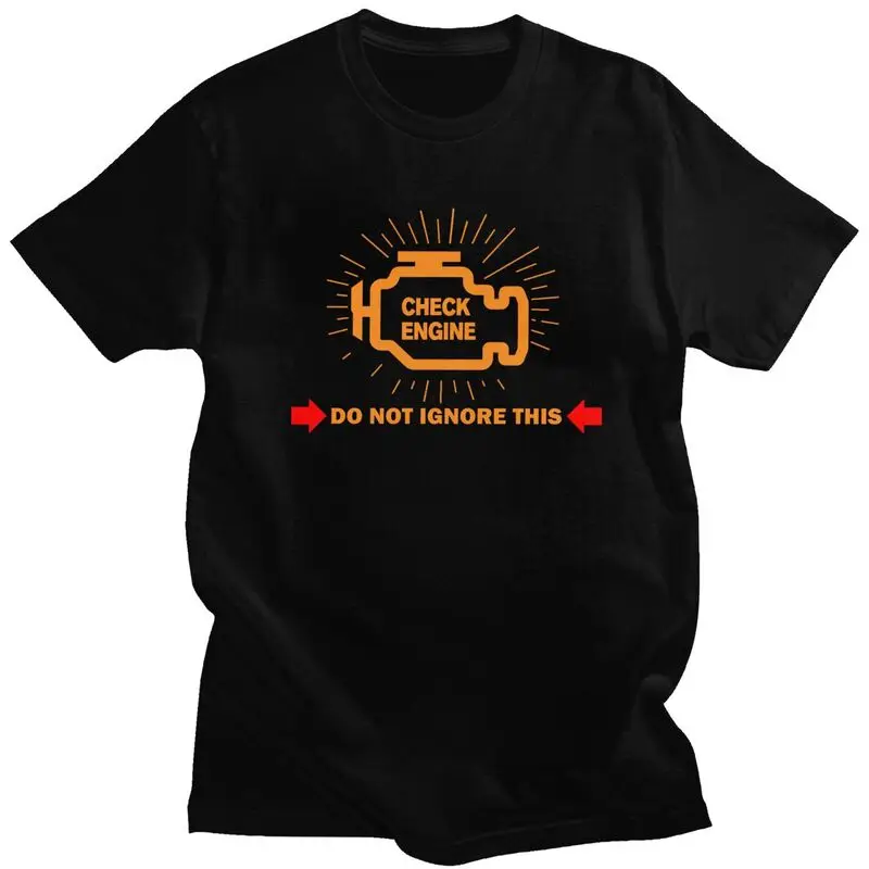 Custom Check Engine 99 T Shirts Men 100% Cotton Tees Tshirts Fashion T-shirt Clothing