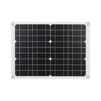 PowMr Portable 20W 18V Flexible Solar Panel Dual USB 5V2A Output Solar Charge Panel For Moible Phone fan Emergency Power Supply