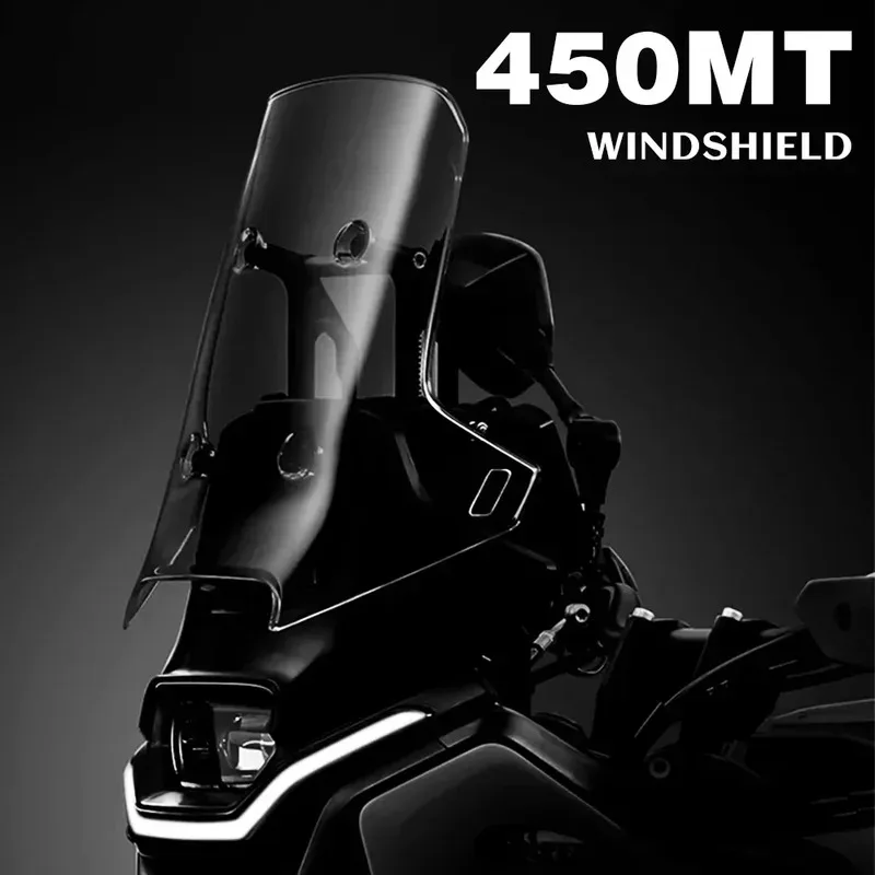 

for CF MOTO 450MT Windshield 450 MT Accessories Motorcycle Front Windscreen for CFmoto MT450 Windshield MT 450 2024 Parts