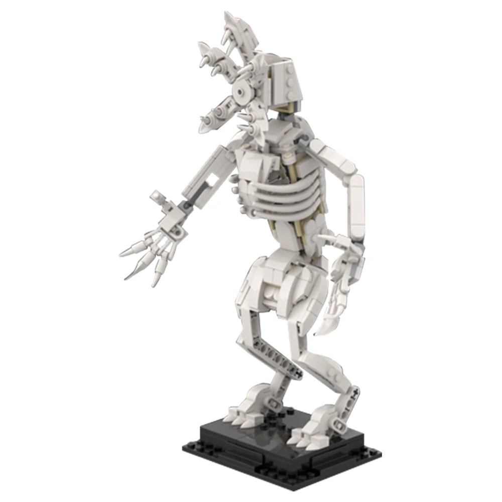 Moc Demogorgon Skeleton Dinosaur Fossils Building Blocks Movies DIY Model Education Children Toys Bricks Sets Kids Adult Gift